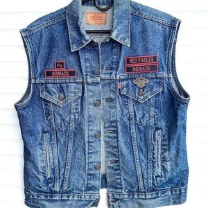 Levi Strauss & Co. Denim Vintage Motorcycle Club Vest